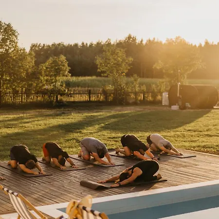Farie Mazury Dom Na Wylacznosc Dla 20 Osob Z Basenem, Sauna I Jacuzzi 别墅 Faryny