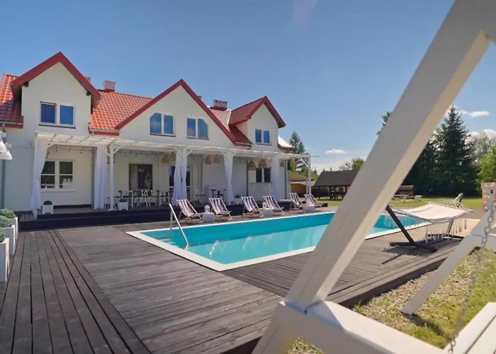 Farie Mazury Dom Na Wylacznosc Dla 20 Osob Z Basenem, Sauna I Jacuzzi *